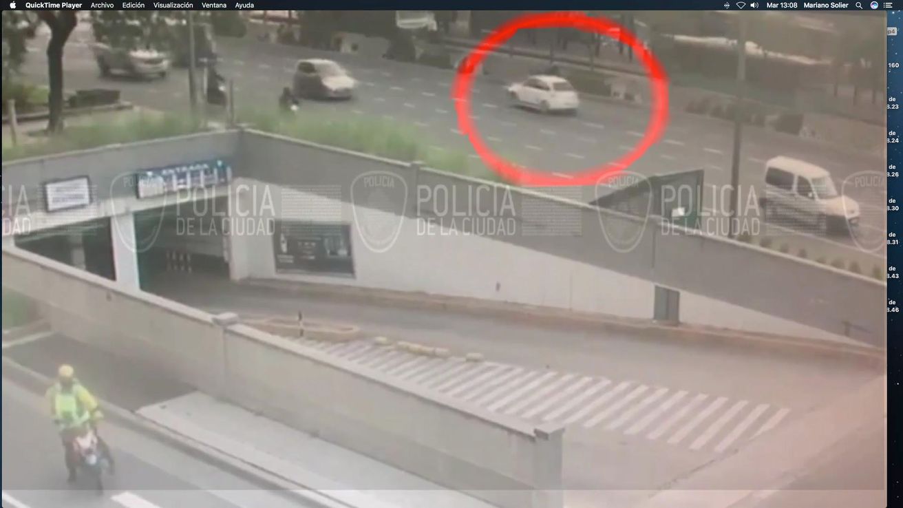 Eludió un control, fue de contramano, chocó y terminó preso