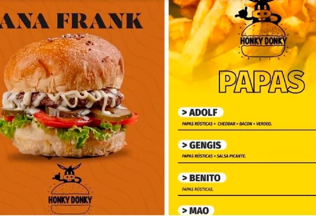 Repudio de la comunidad judía contra un local de comidas rápidas que vendía combos Ana Frank y papas "Adolf"