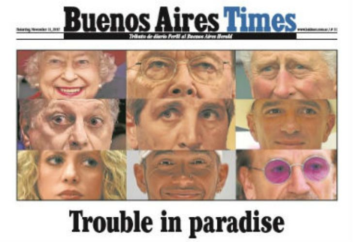 Este sábado, en Buenos Aires Times: Paradise Papers y Argentina