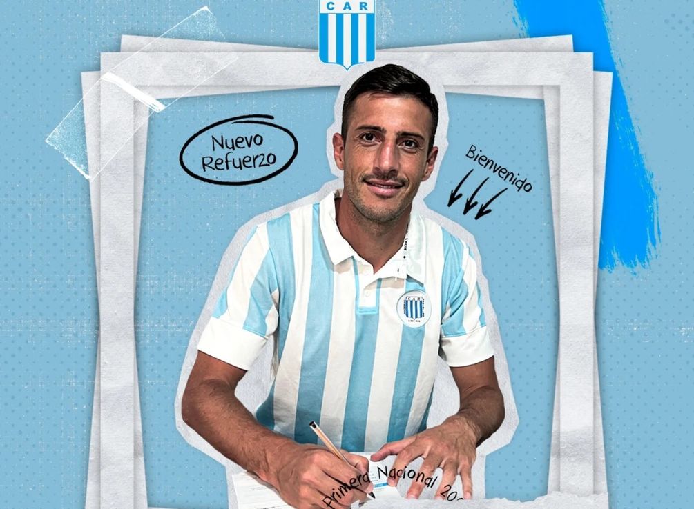 Pablo Chavarría se sumó a Racing de Córdoba