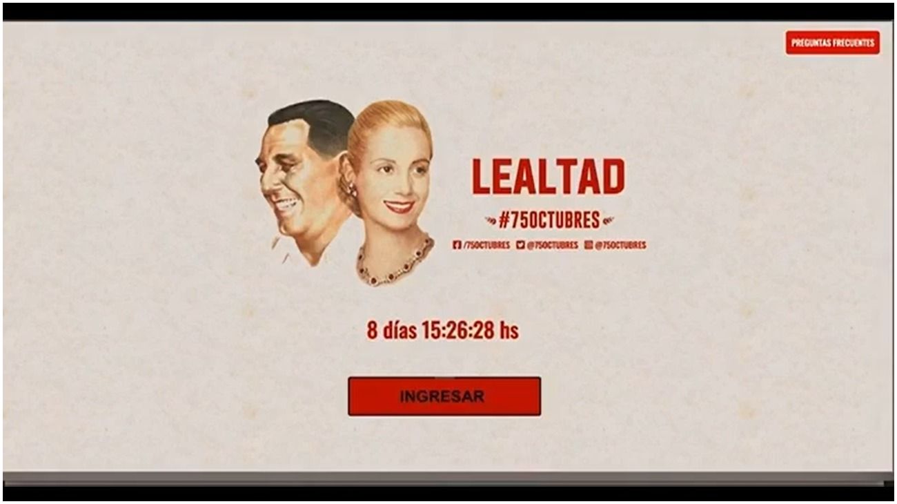 Cómo es la app para participar del "17 de octubre" virtual: tutorial paso a paso