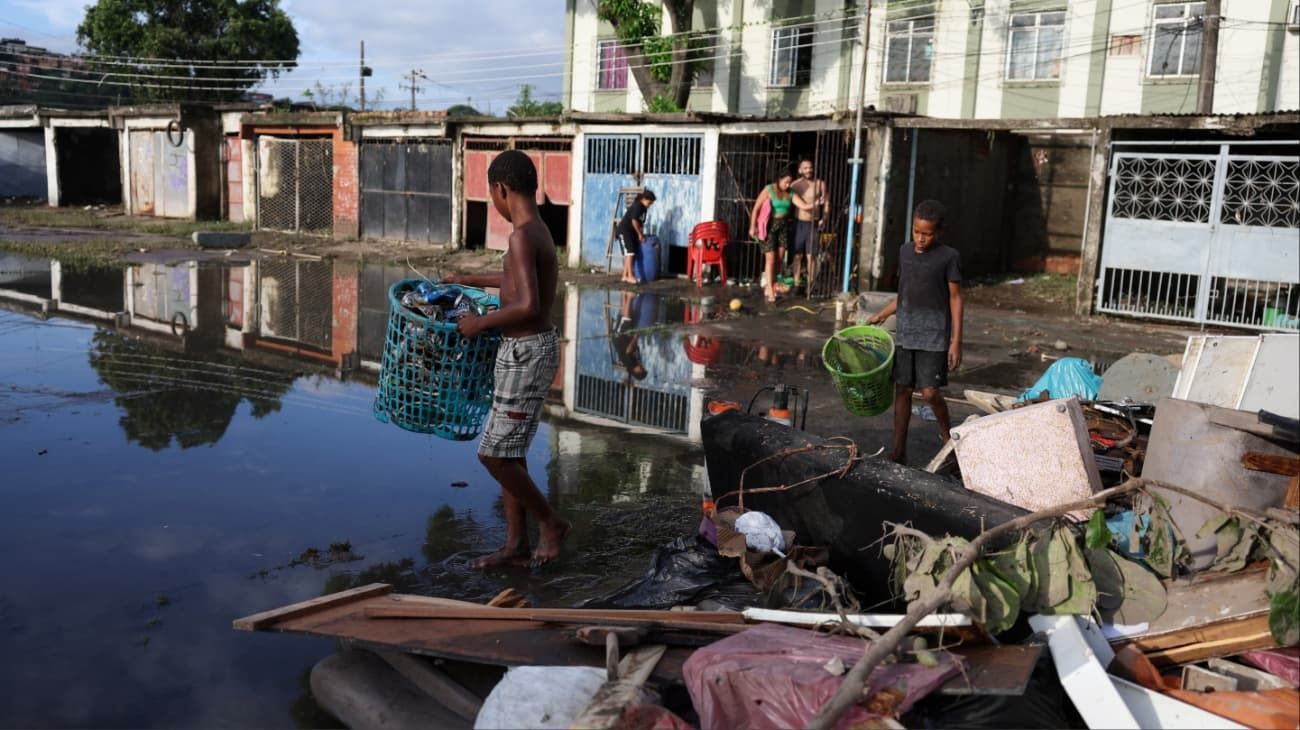 Feroz temporal en Río de Janeiro dejó un saldo trágico de 11 muertos