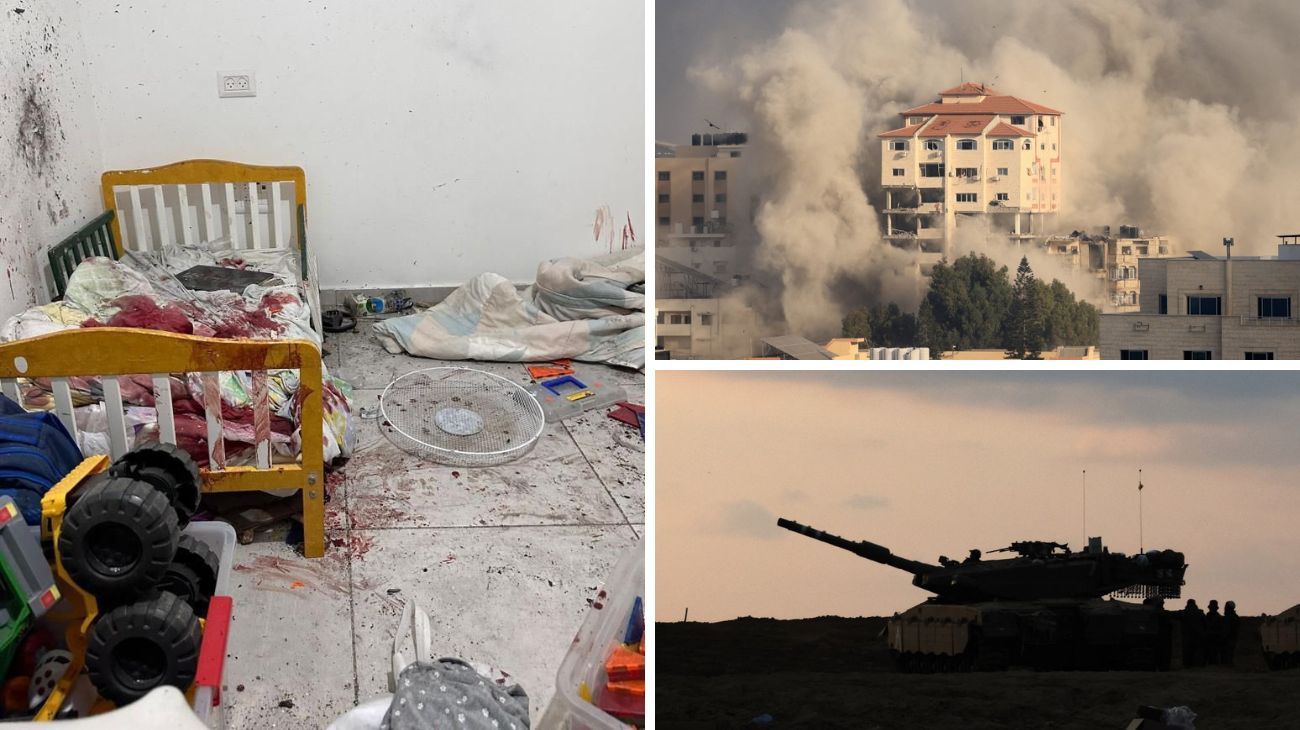 Horror en Israel: Netanyahu publicó la imagen de una habitación ensangrentada tras una presunta masacre de bebés