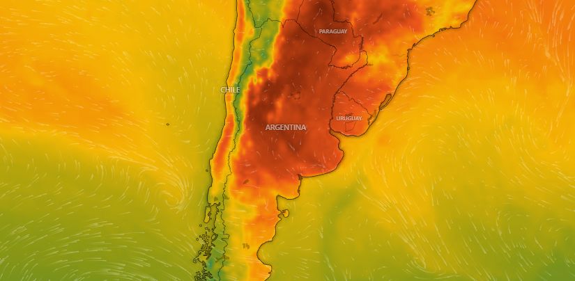 Ola de calor en Argentina: un anticiclón traerá temperaturas extremas en varias provincias