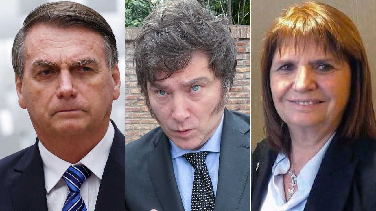 Milei y Bullrich en el espejo de Bolsonaro: similitudes y diferencias