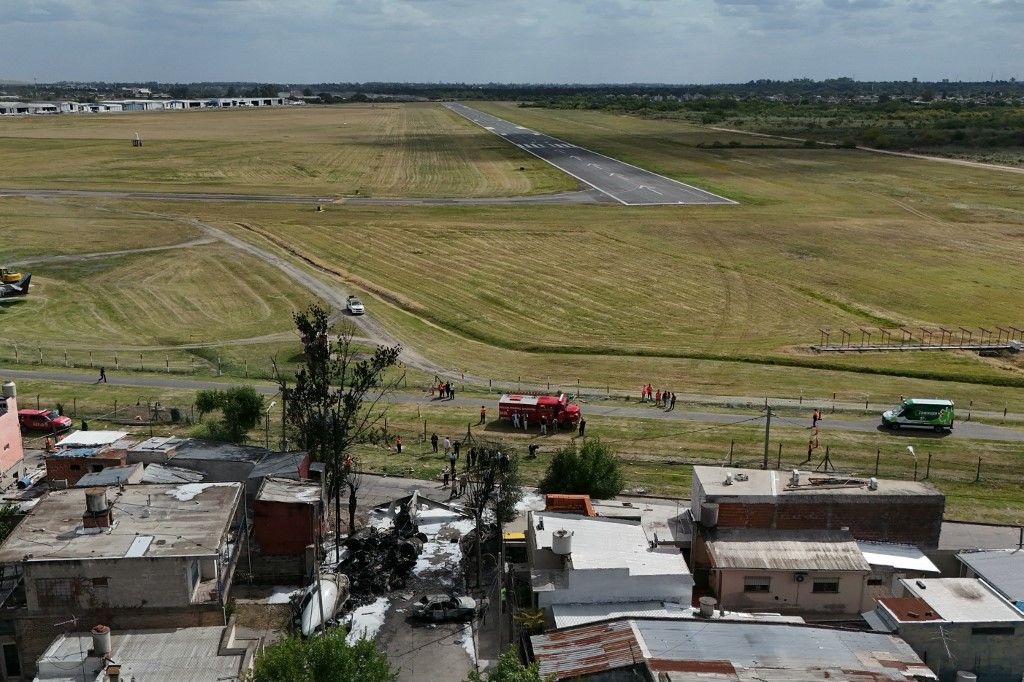 Los dramáticos videos del momento donde un avión chocó en San Fernando y murieron dos personas