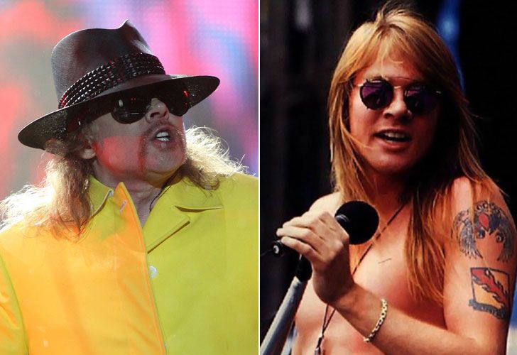 Axl Rose, un rockero pasado de peso
