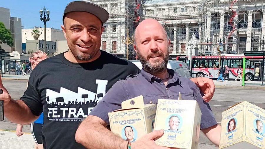 Una cooperativa venderá "pan dulce peronista" frente al Congreso
