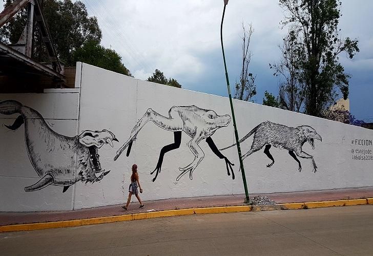 Ficción: el arte urbano se traslada al Caraffa
