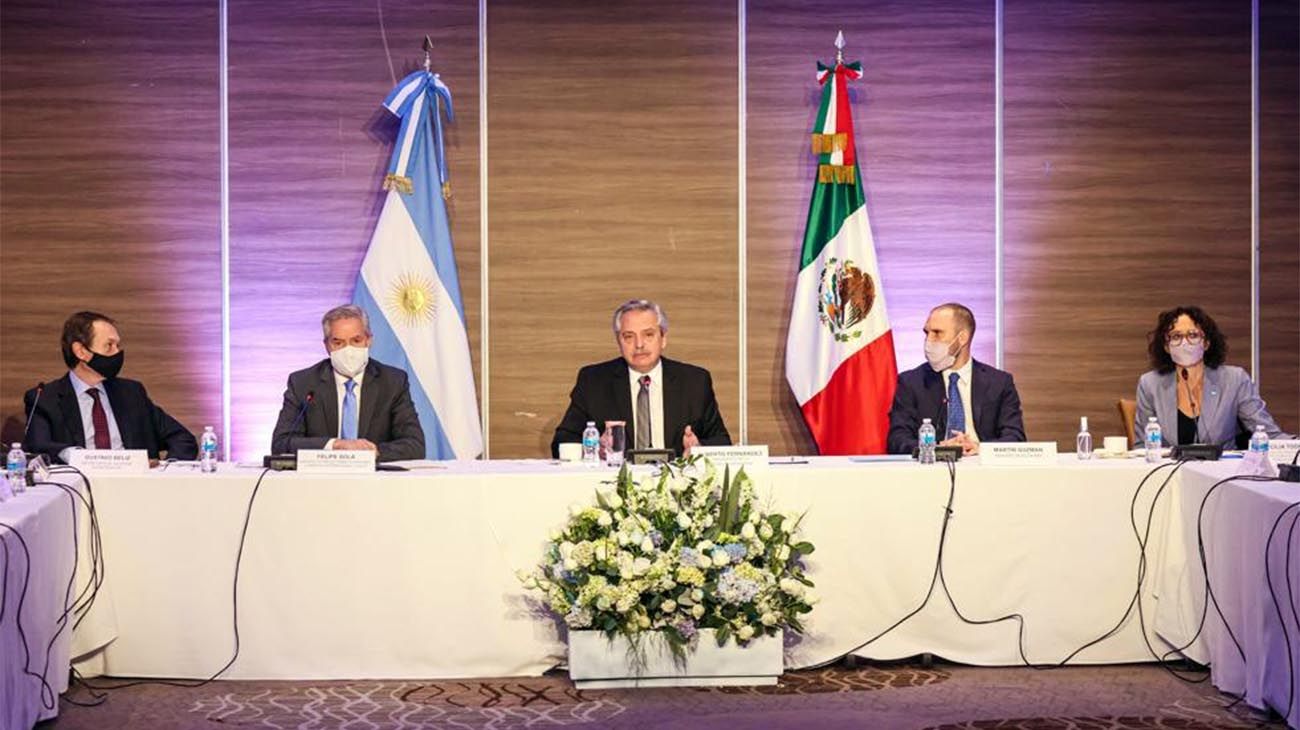 Alberto Fernández se reunió con empresarios mexicanos
