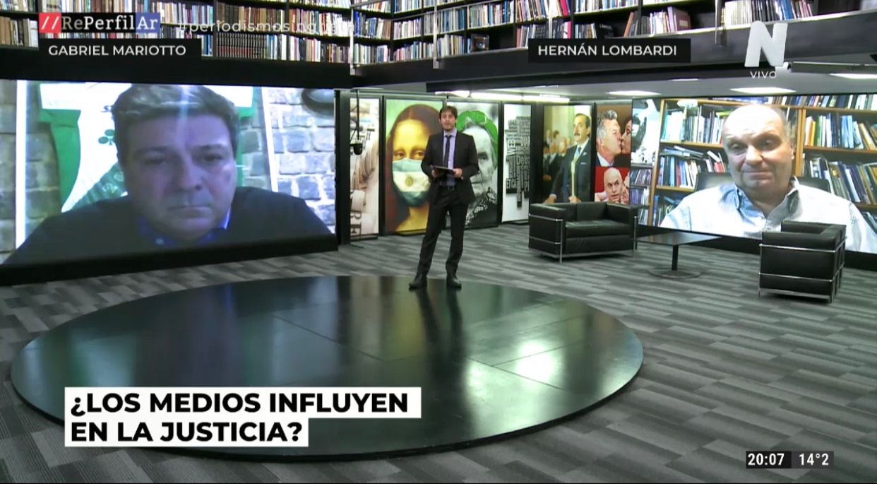 Debate entre Gabriel Mariotto y Hernán Lombardi