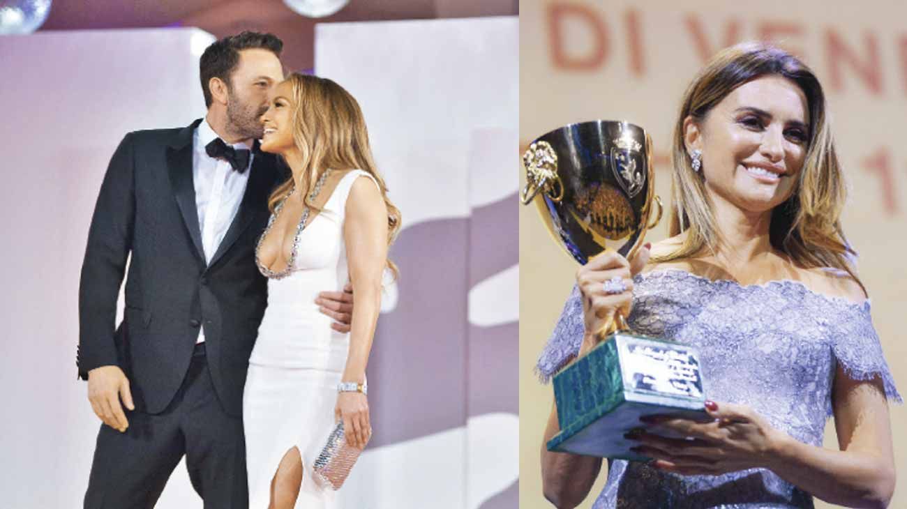 Venecia cerró con JLo y Ben Affleck y con Penélope Cruz, mejor actriz