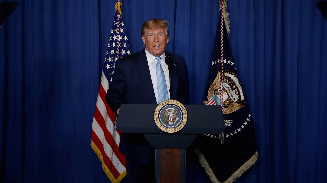 Donald Trump guarda silencio en la Casa Blanca tras los ataques: "¡Todo está bien!"