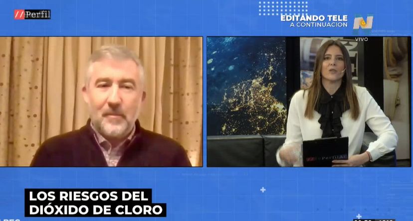 Los riesgos del dióxido de cloro: "Es una sustancia que se utiliza como desinfectante"