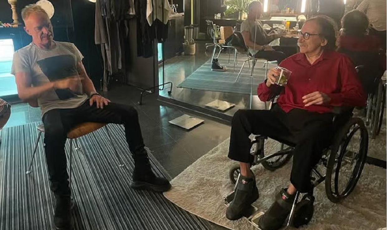 La redes enloquecieron con el encuentro entre Charly García y Sting