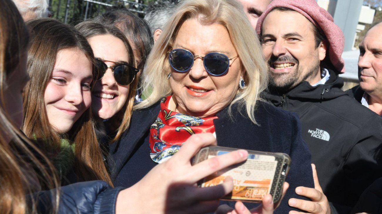 Carrió en La Rural: "Estoy fundida, pero no importa porque vamos a salir de la crisis"