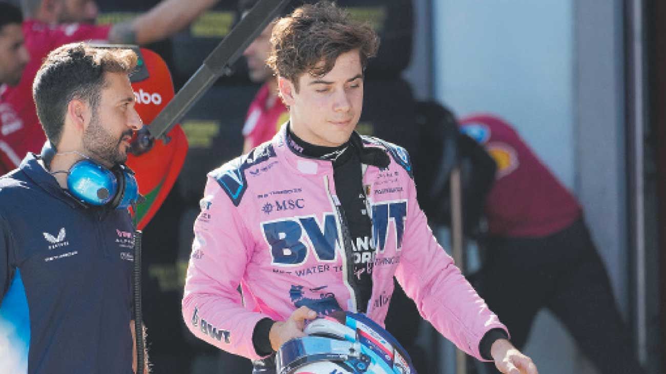Colapinto repuntó y largará en 14ª posición