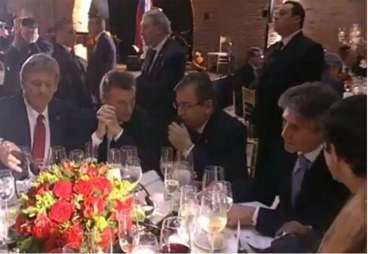 Mauricio Macri y Amado Boudou: "la mesa de los procesados"