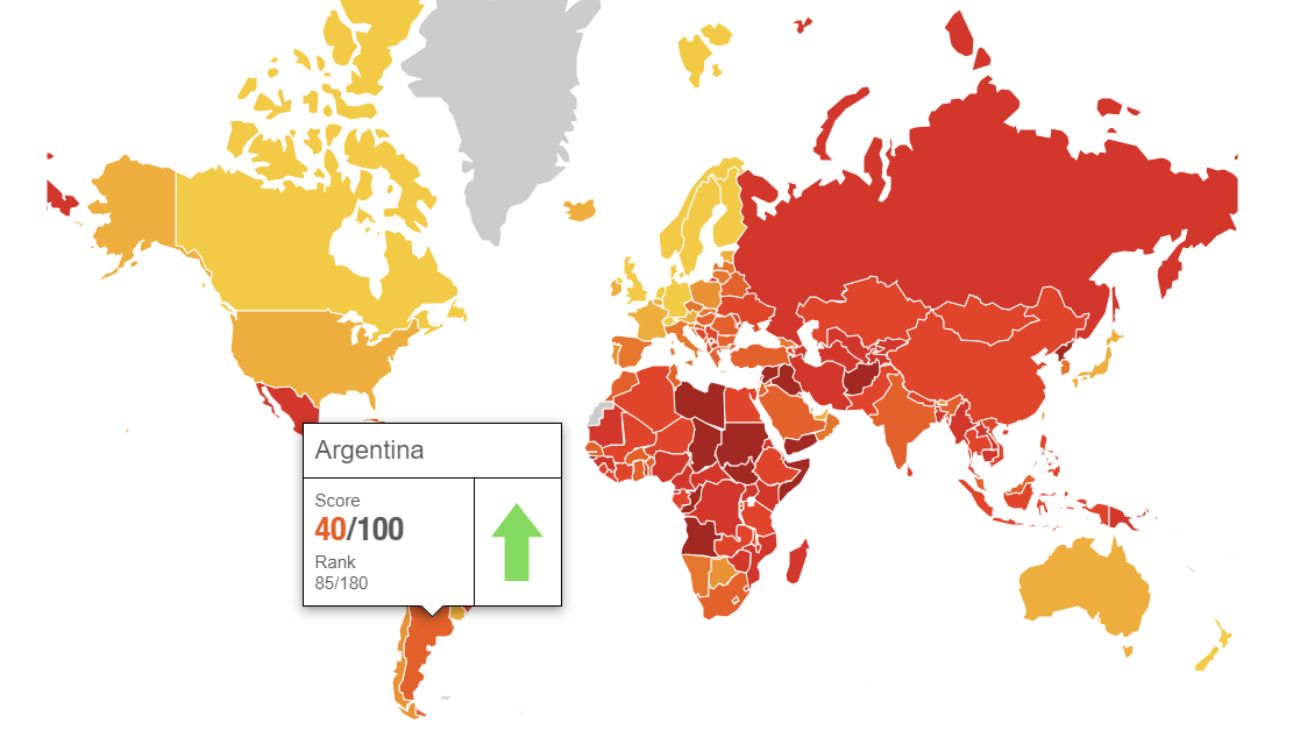 Cada vez más corruptos: la batalla contra la corrupción se estancó en todo el mundo