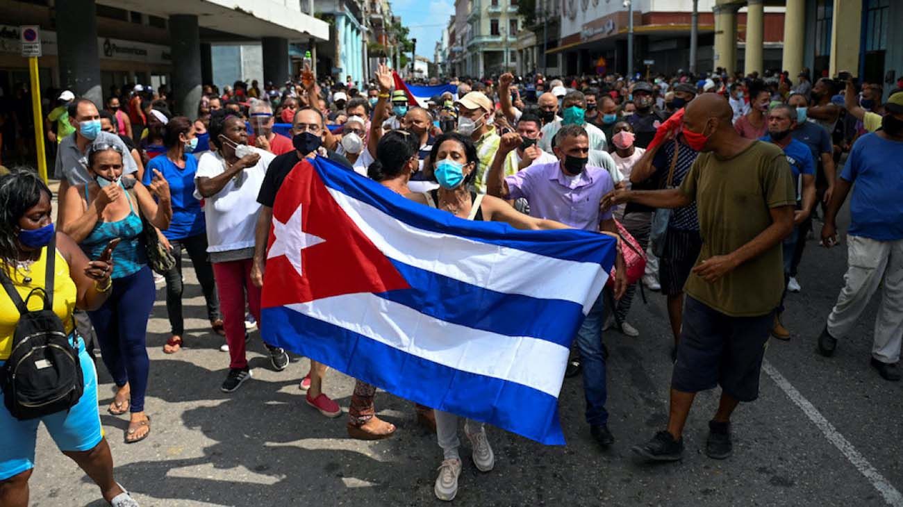 La represión marca el aniversario de las protestas en Cuba