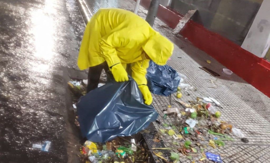 Temporal en Corrientes: cayeron 100 milímetros en una hora y hay alerta amarilla en el interior