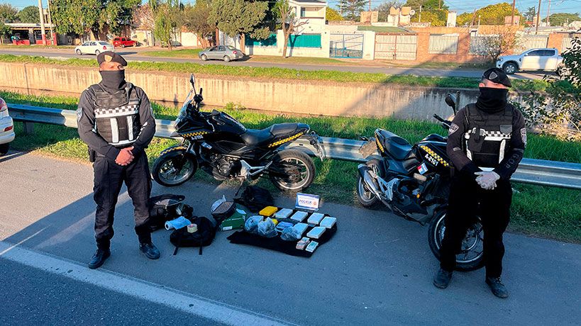 Secuestran cocaína valuada en medio millón de dólares en la Circunvalación: hay dos detenidos