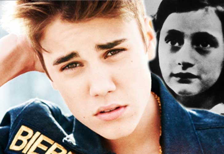 Para Justin Bieber, Ana Frank "hubiera sido una belieber"