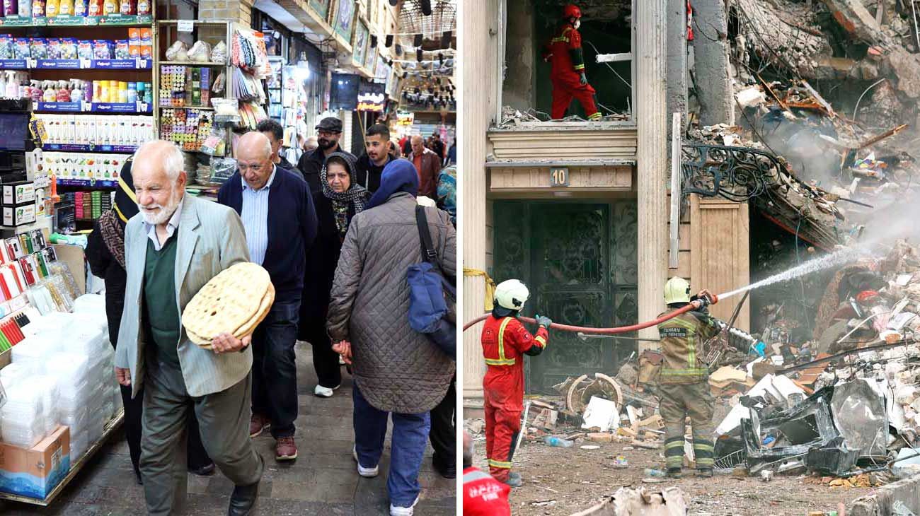 Vivir en guerra: los iraníes cuentan cómo sobreviven entre bombas