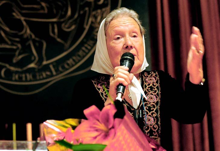 Nora Cortiñas le reclamó a Boudou "un momento de dignidad"