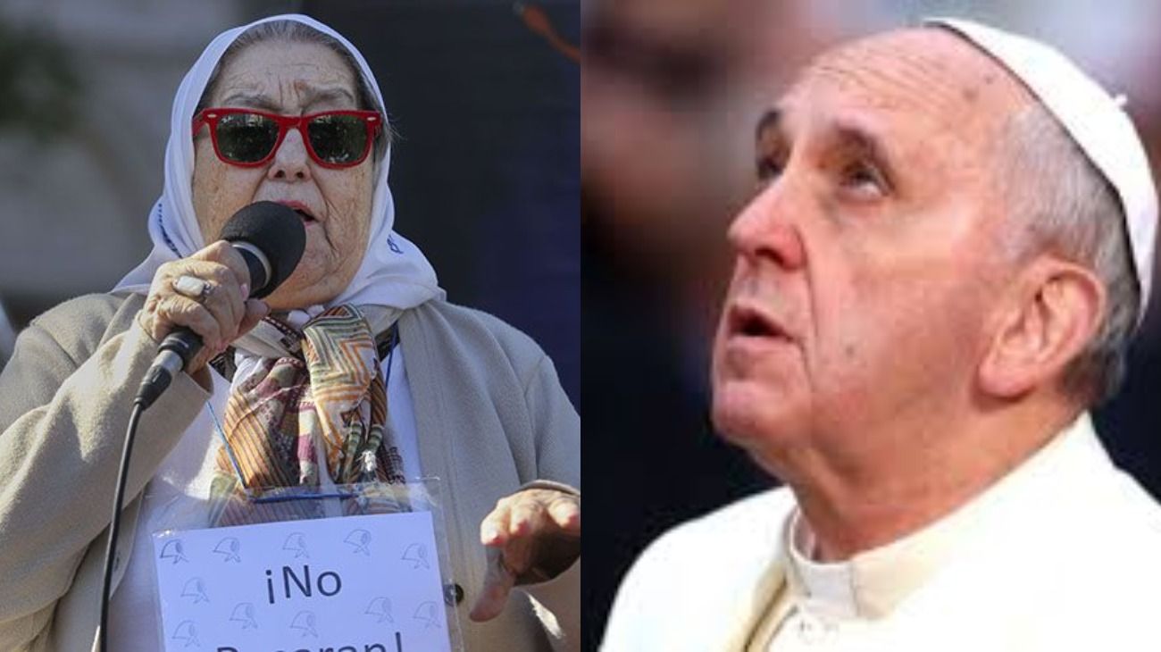 Bonafini, tras los dichos del Papa: "Seguiré puteando porque Dios me perdona"