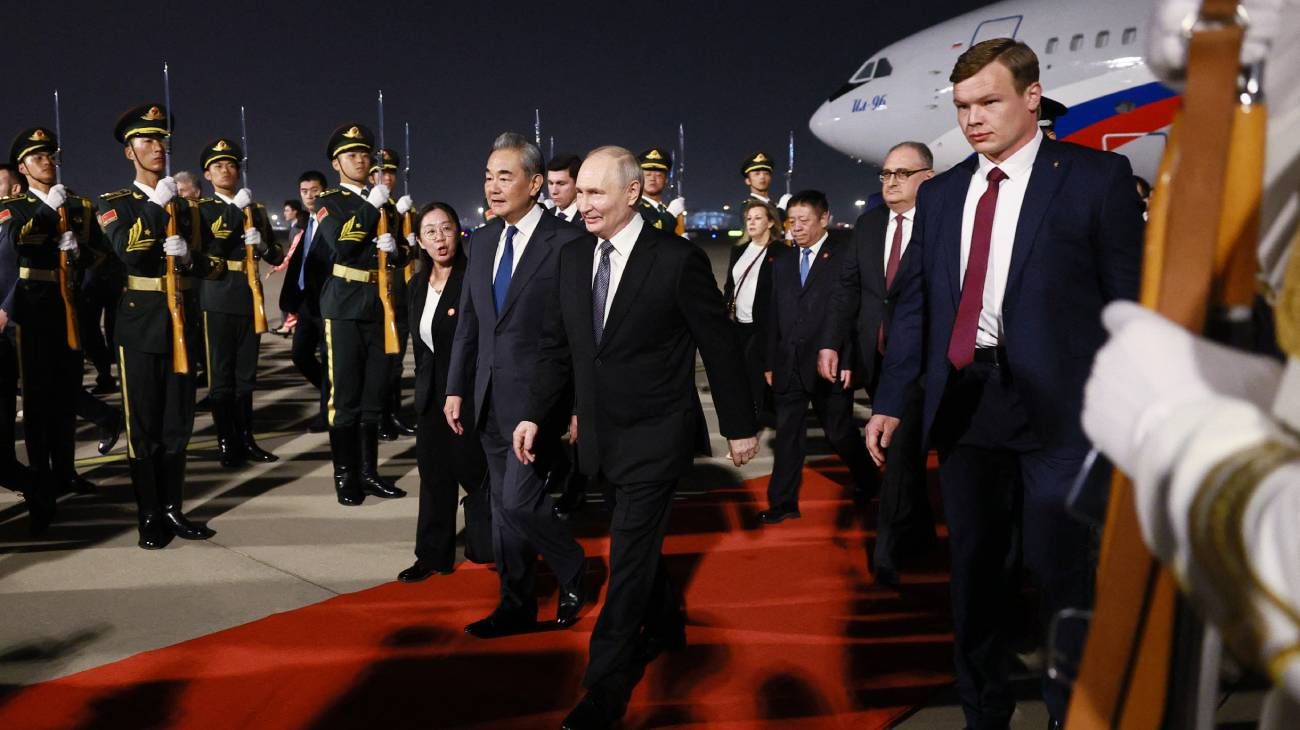 Putin llegó a Beijing para reunirse con Xi y blindar la alianza con China