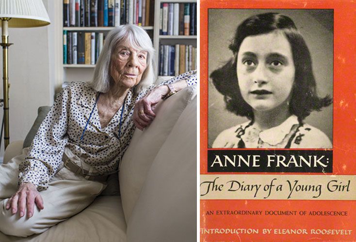 Murió la editora del diario de Ana Frank