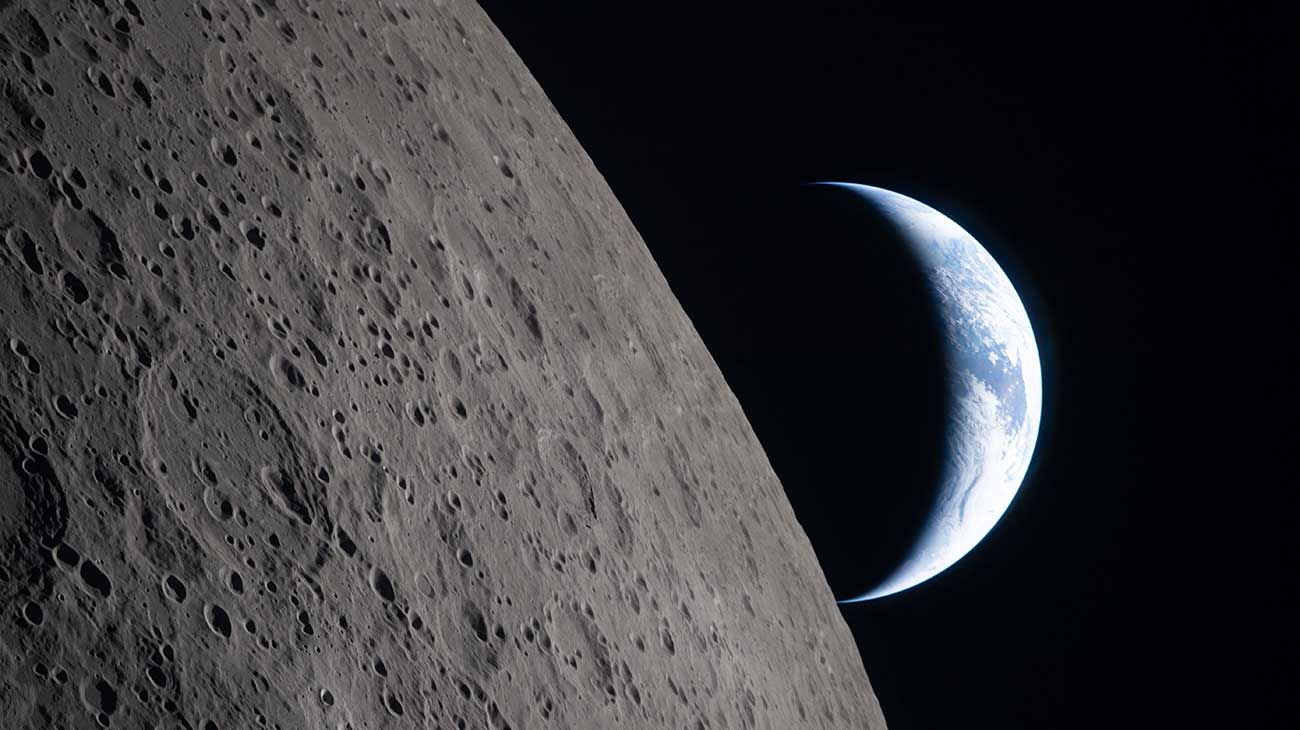 Artemis II capturó un histórico "ocaso terrestre" mientras sigue su camino de regreso a la Tierra