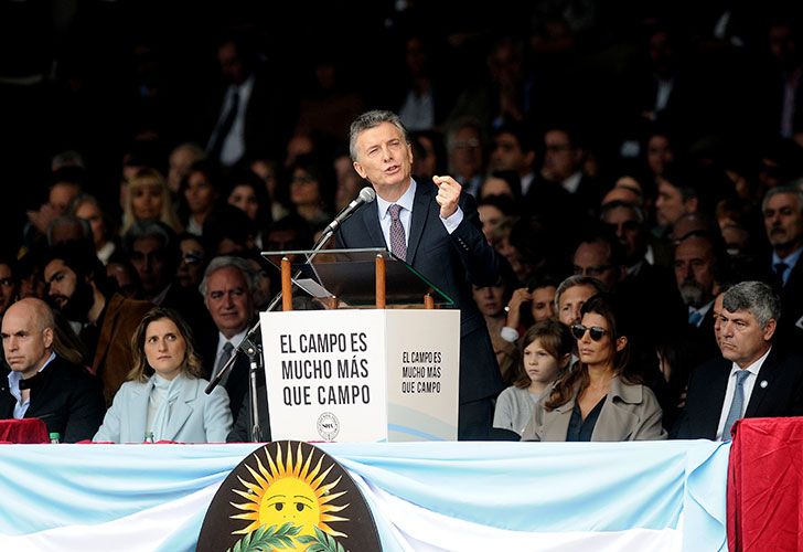 Macri en la Rural: "Nunca más la obra pública va a ser sinónimo de corrupción"