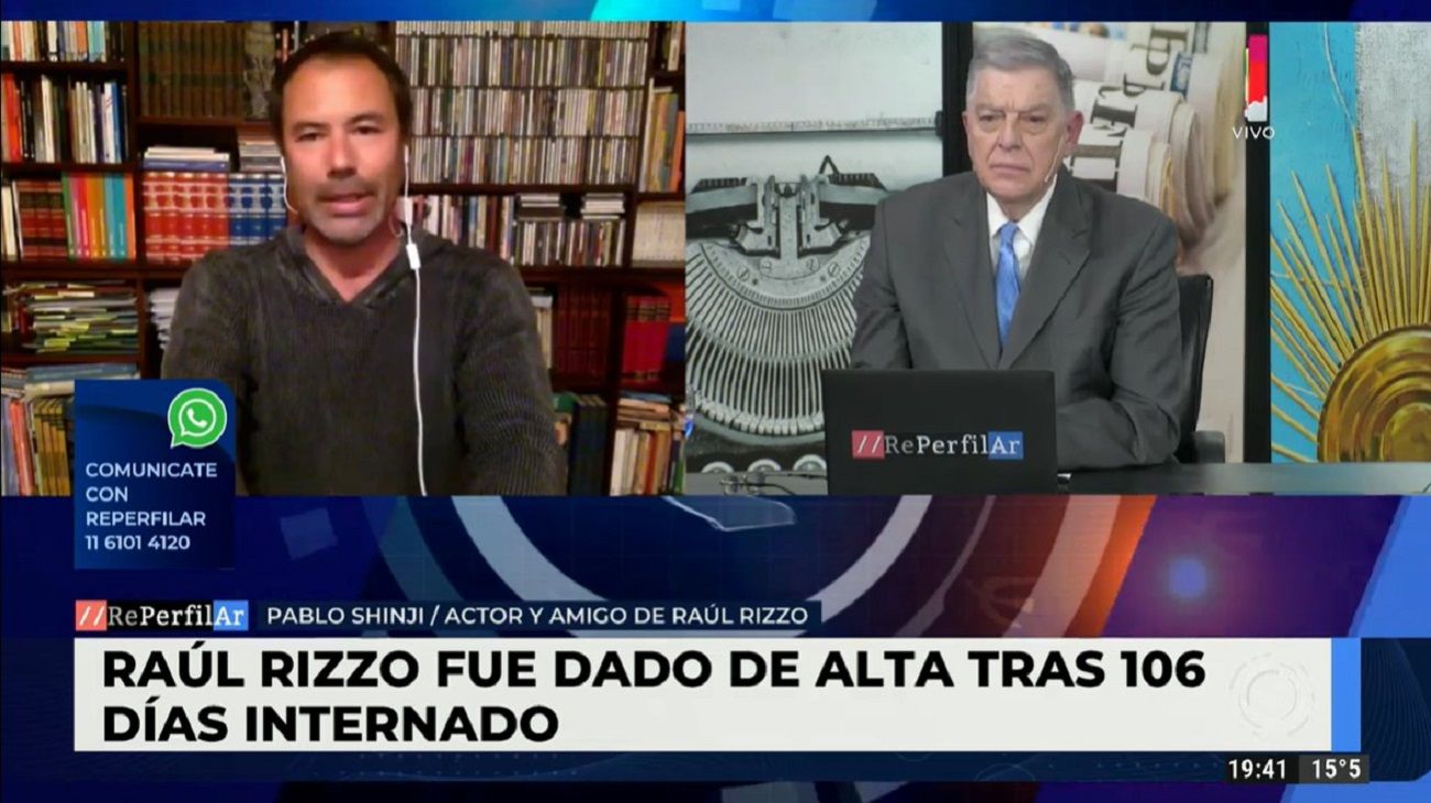 Amigo de Raúl Rizzo sobre la salud del actor: "Estuvo dos meses en terapia intensiva"