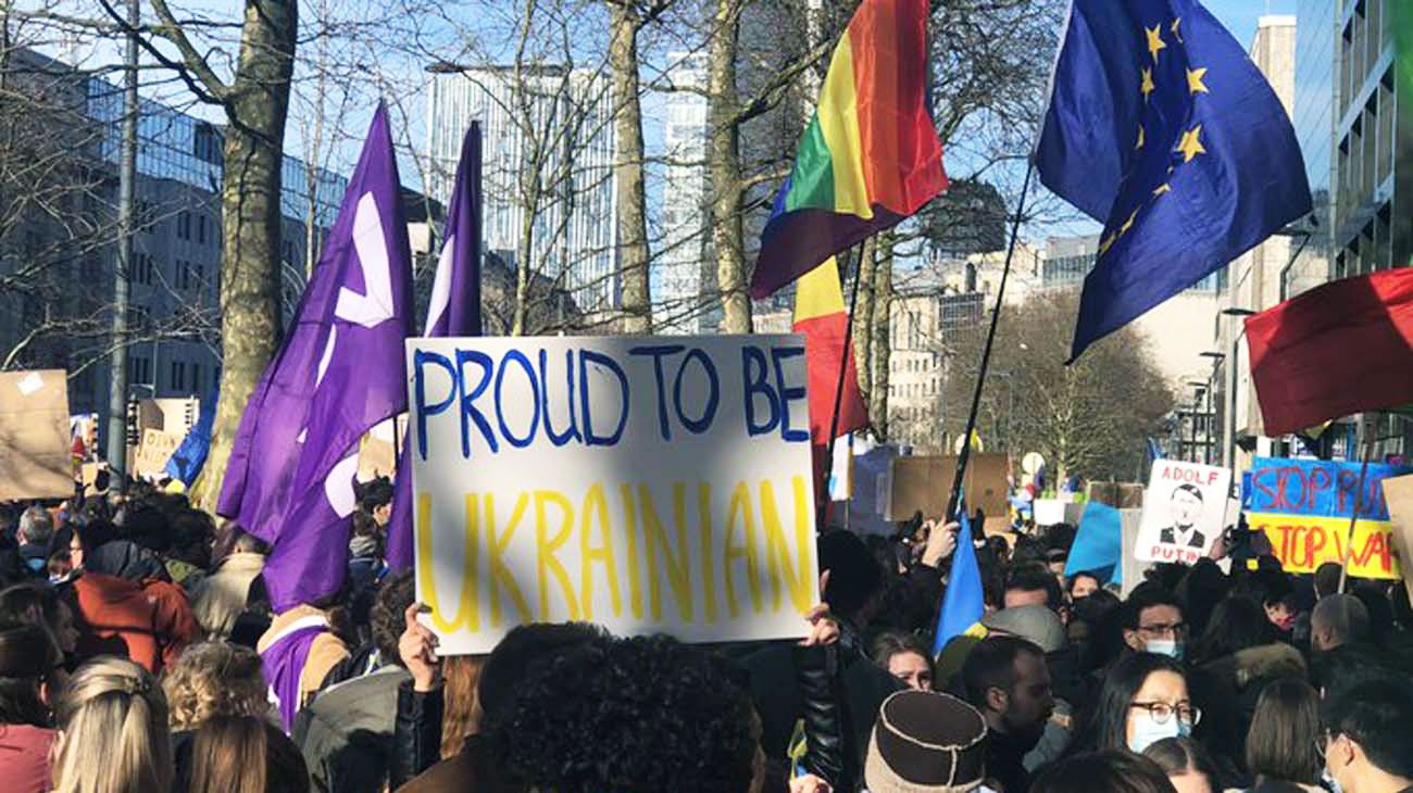 Manifestaciones en todo el mundo en contra de Putin