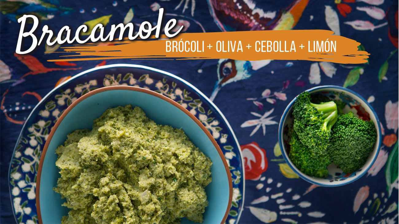 Cómo hacer guacamole de brócoli