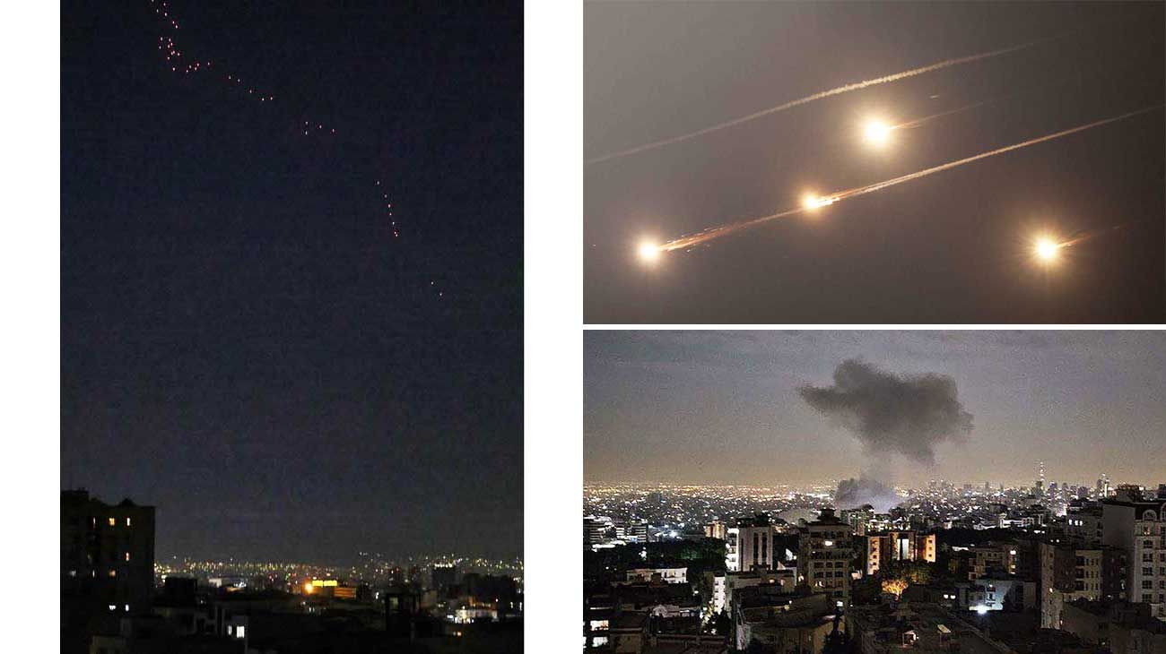 Irán responde al ataque de Israel con una lluvia de misiles sobre Tel Aviv y Jerusalén