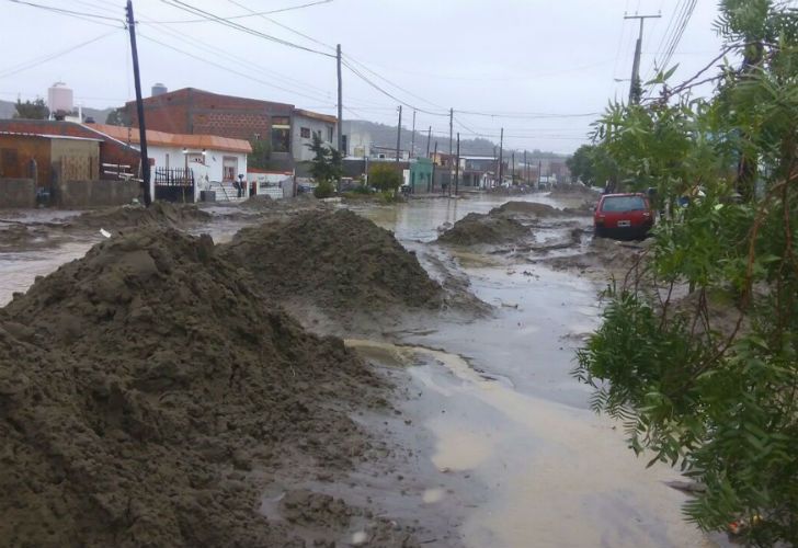 Tras diez días de lluvias, decretaron la emergencia climática en Chubut