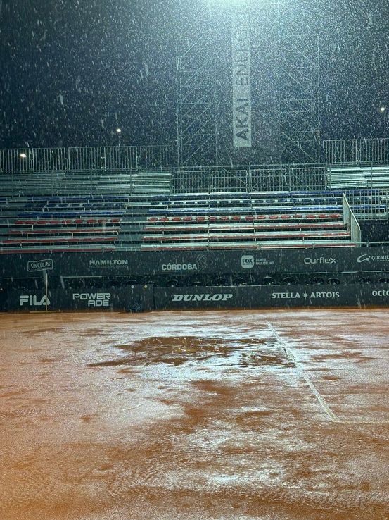 ATP 250: la lluvia, protagonista en los octavos de final del Córdoba Open