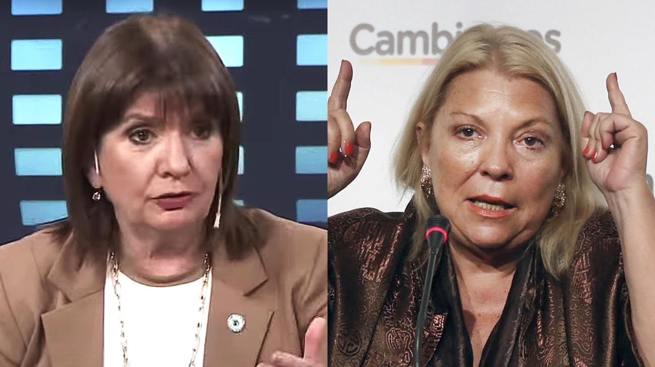 Patricia Bullrich arremetió contra Elisa Carrió: "Quedó al margen de la vida política"