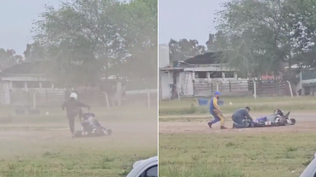 Un "hijo del poder" habría golpeado hasta desmayar a un corredor de karting en Coronel Vidal
