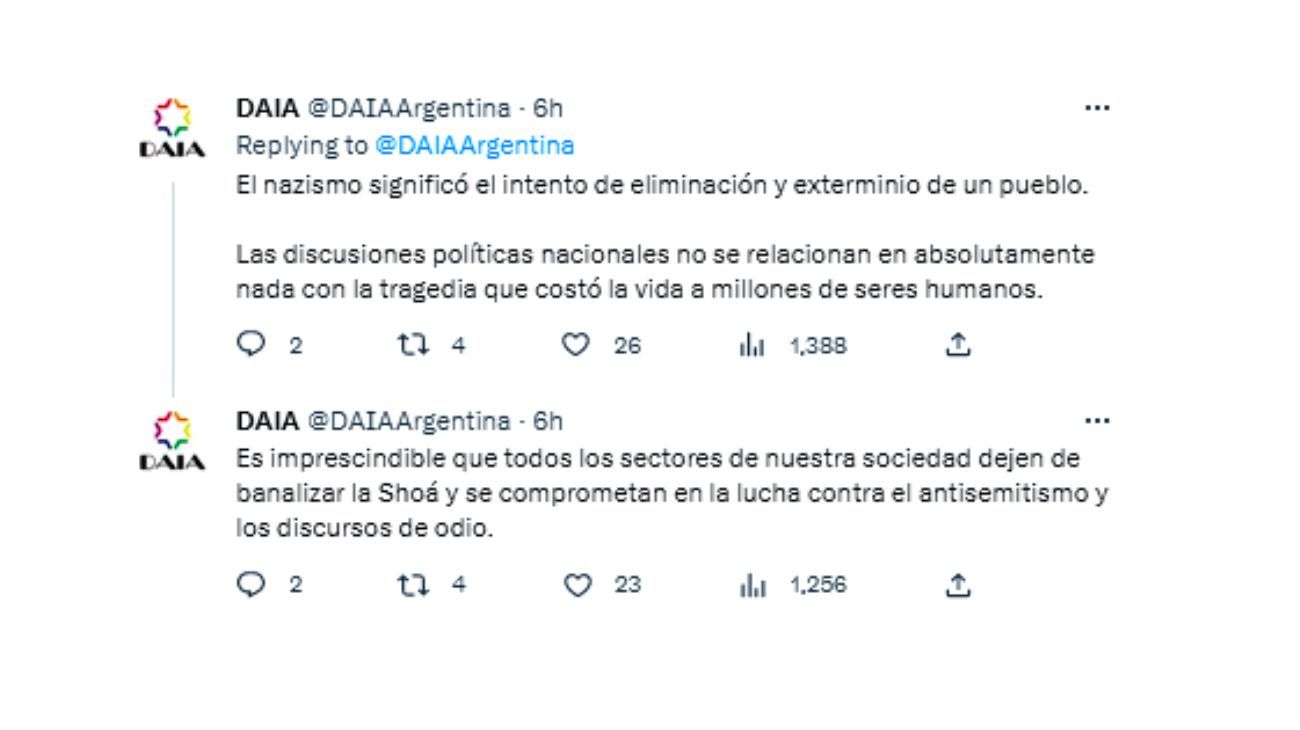 "Banalizó la Shoá": DAIA salió al cruce de Sturzenegger por su alusión al régimen nazi