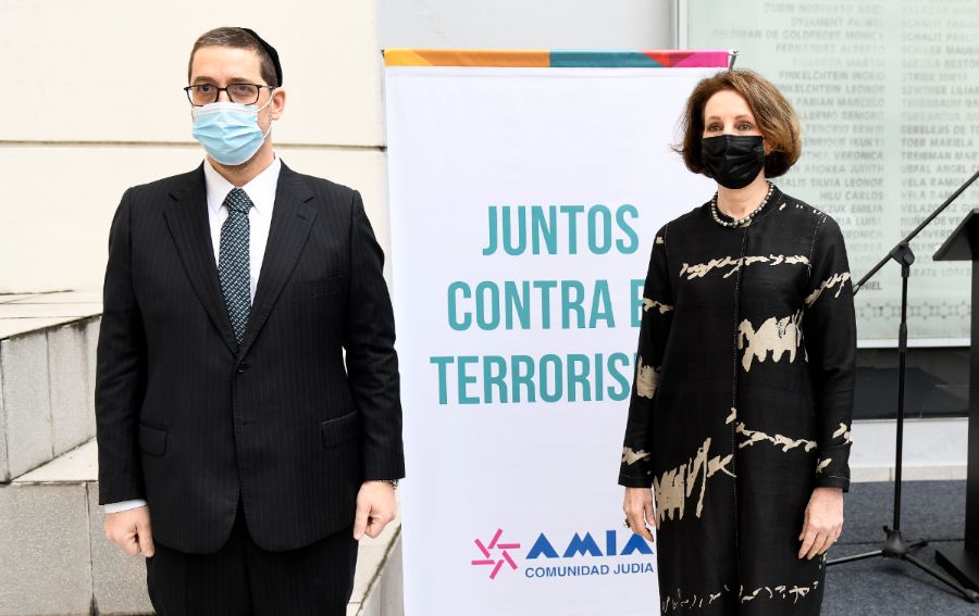 Torres Gemelas: AMIA y la Embajada de Estados Unidos rindieron homenaje a las víctimas