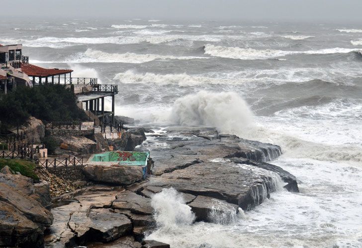 Temporal en Mar del Plata: Suspendieron las clases y hay vecinos sin luz