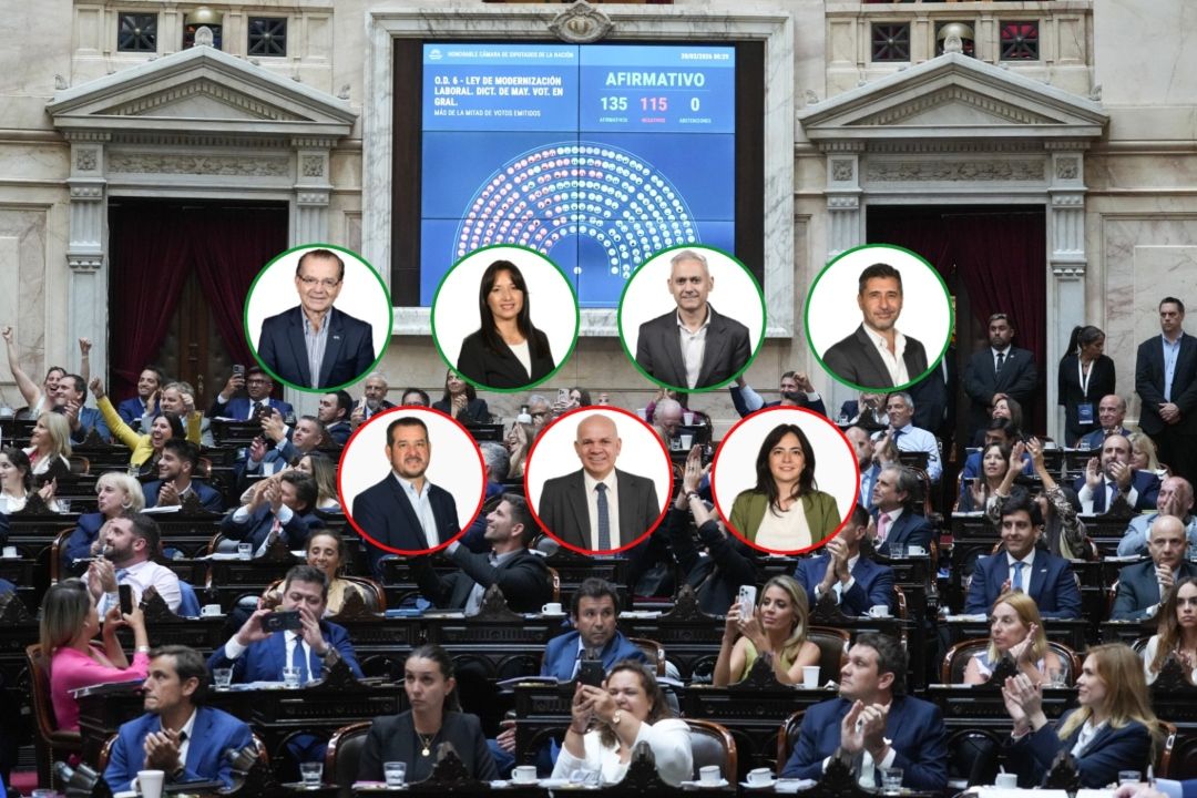 Reforma laboral: cómo votaron los siete diputados nacionales por Chaco