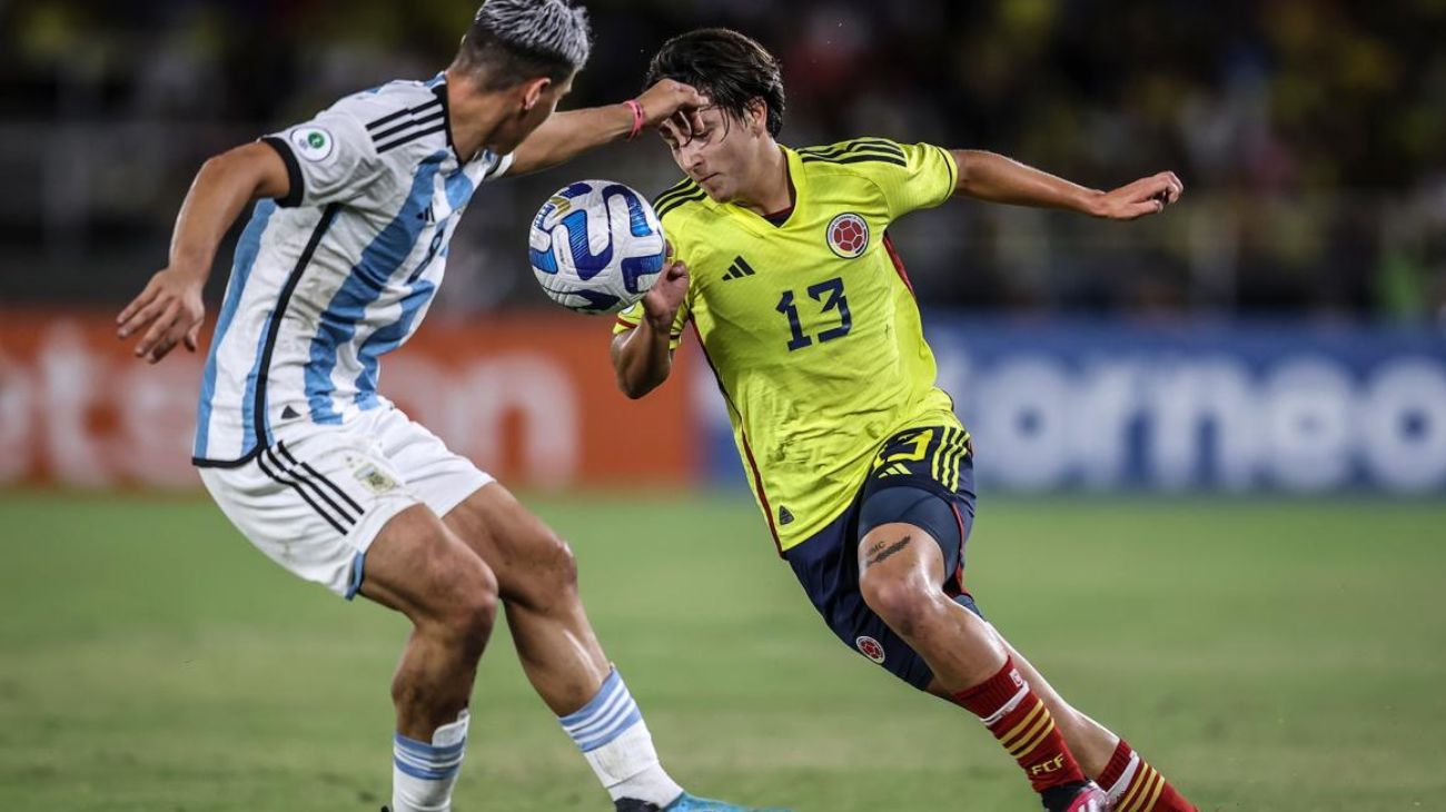Argentina quedó eliminado del sudamericano SUB-20 en Colombia