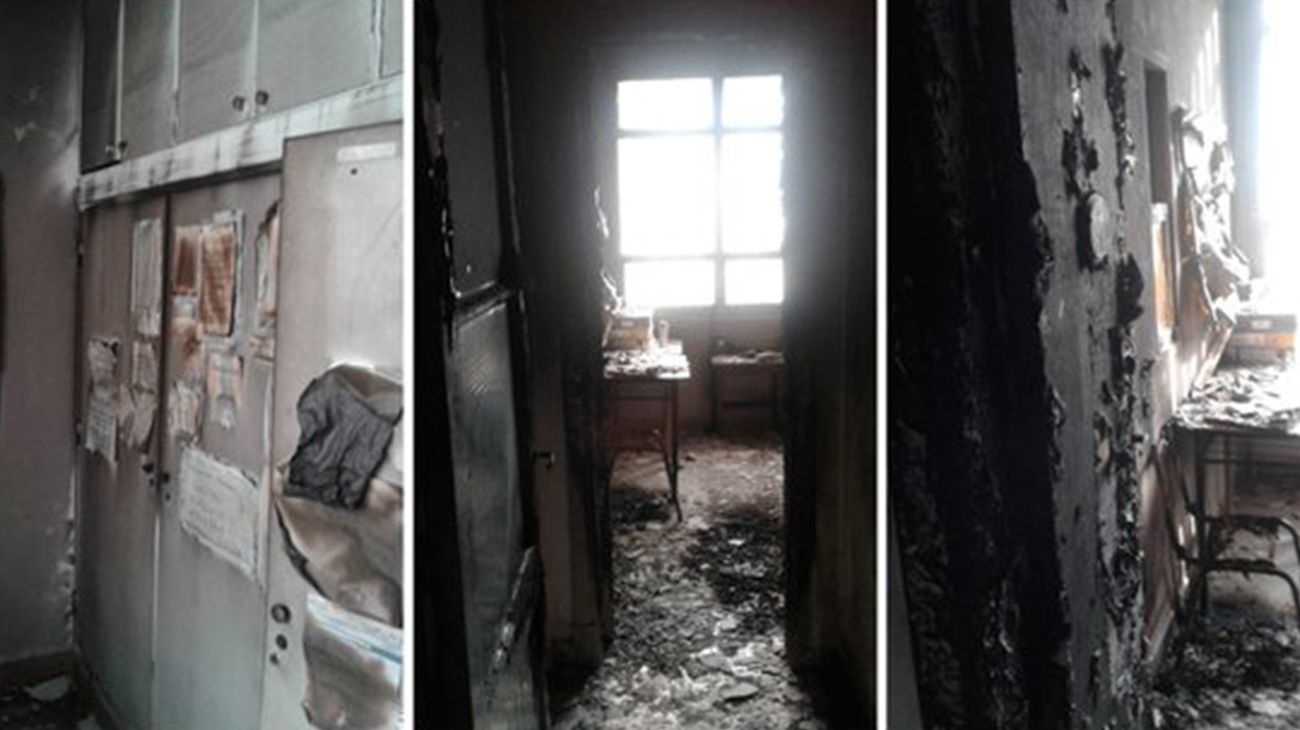 Una bomba casera explotó en una escuela de José Mármol