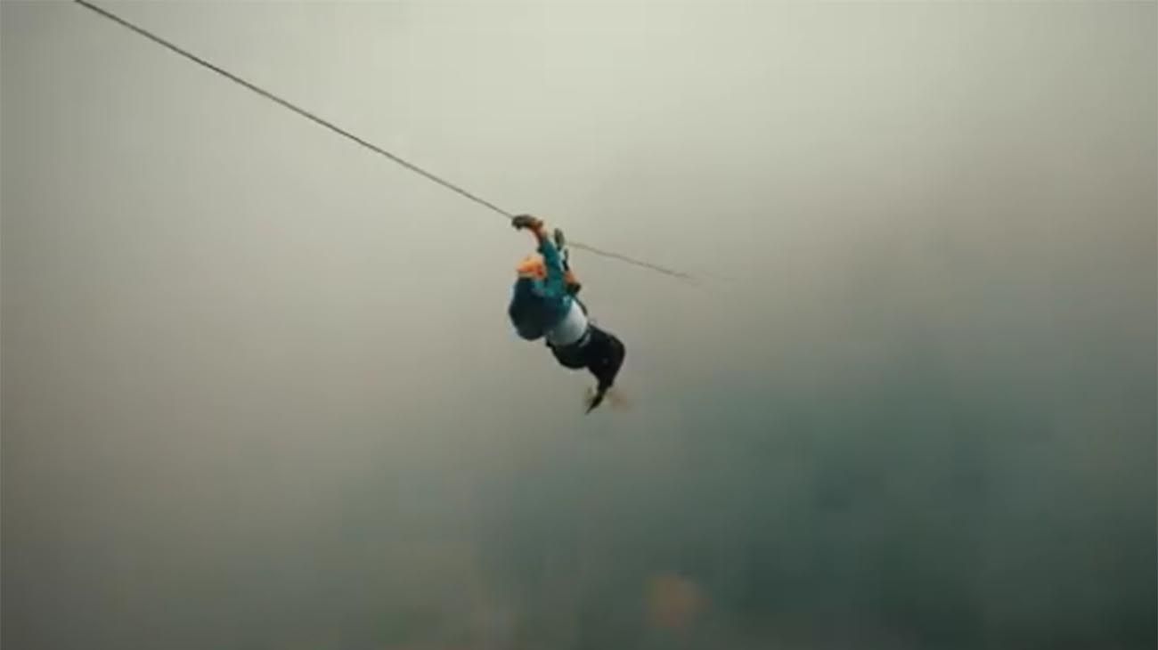 Un paseo en tirolesa por las nubes de Panamá