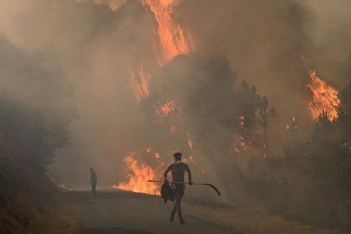 Impactantes incendios forestales en Europa